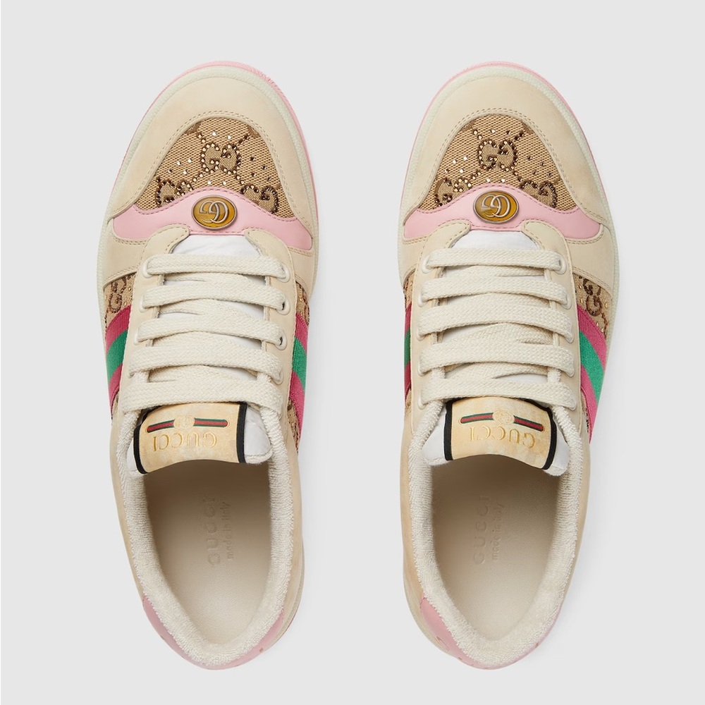 Gucci Women's GG crystal screener sneaker